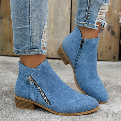 Schicke Leder-Stiefeletten für den Alltagsstil