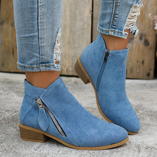 Schicke Leder-Stiefeletten für den Alltagsstil