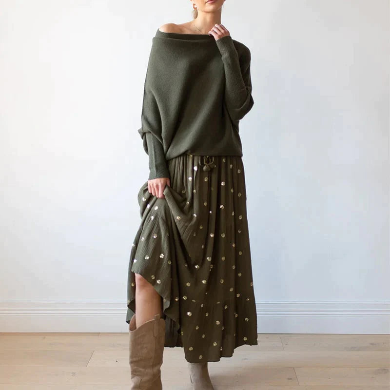 Via™ - Asymmetrisch drapierter Pullover