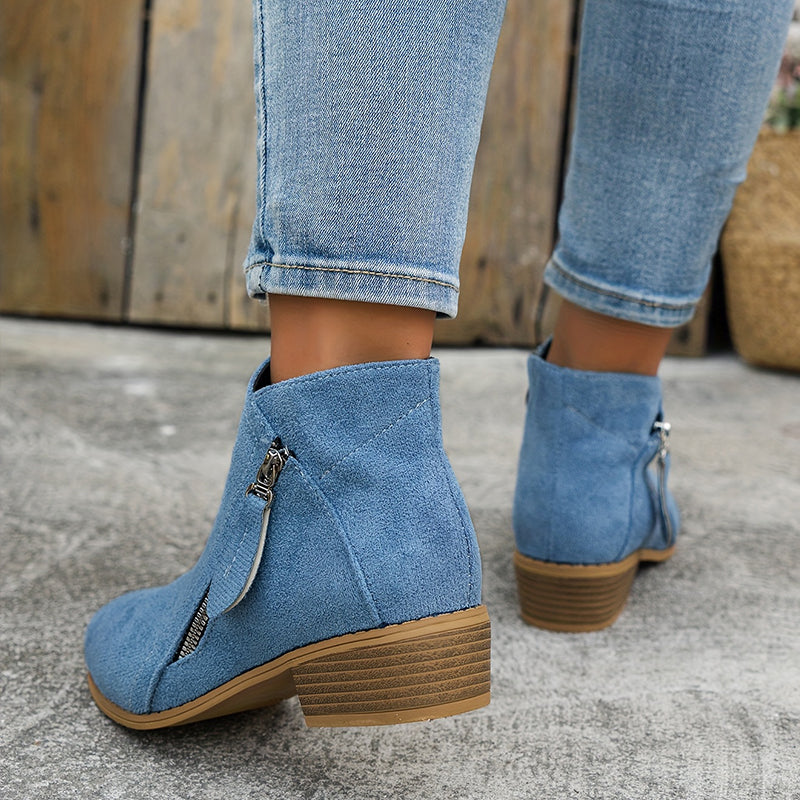 Schicke Leder-Stiefeletten für den Alltagsstil