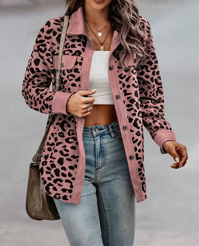 Olivia™ - Dschungel Chic Leopard Jacke [Letzter Tag Rabatt]