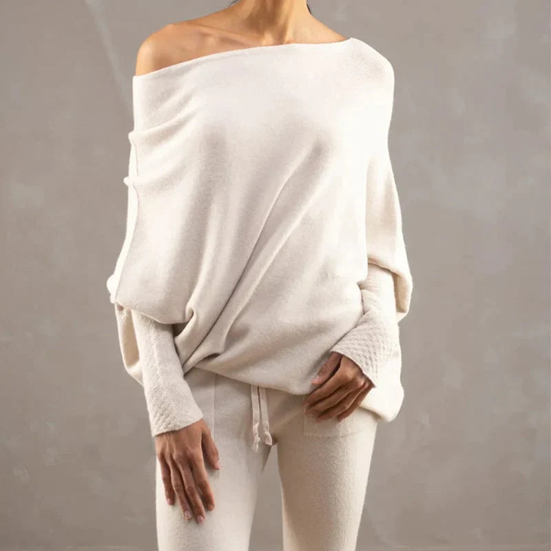 Via™ - Asymmetrisch drapierter Pullover