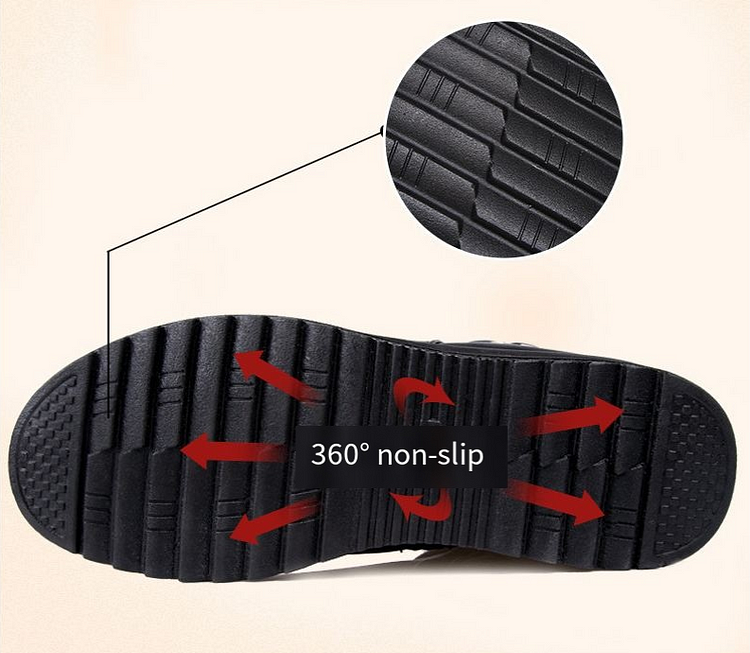 Echte Leder-Orthopädische Stiefel für Komfortable Unterstützung