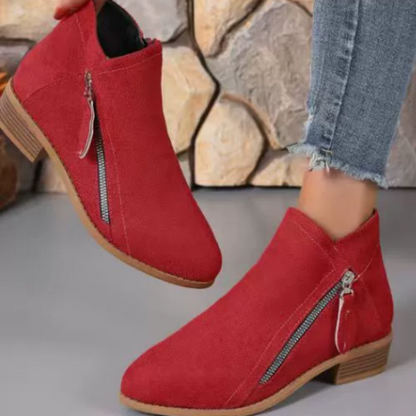 Schicke Leder-Stiefeletten für den Alltagsstil