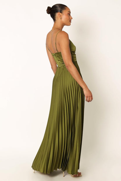 Elegantes plissiertes Midikleid für besondere Anlässe