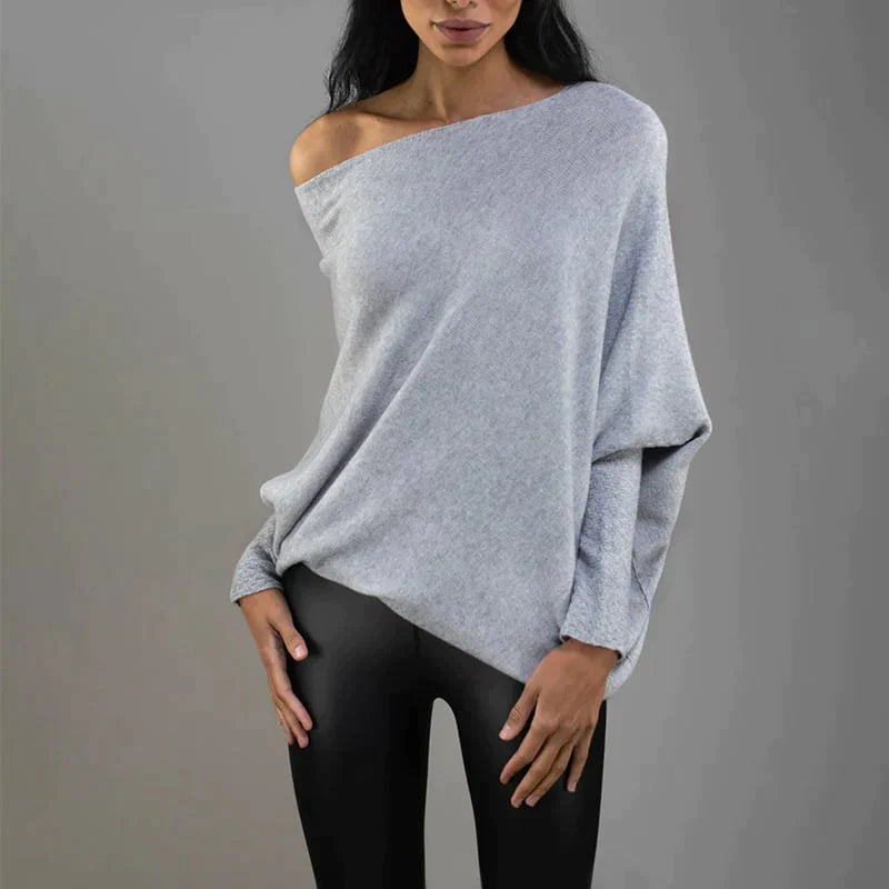 Via™ - Asymmetrisch drapierter Pullover