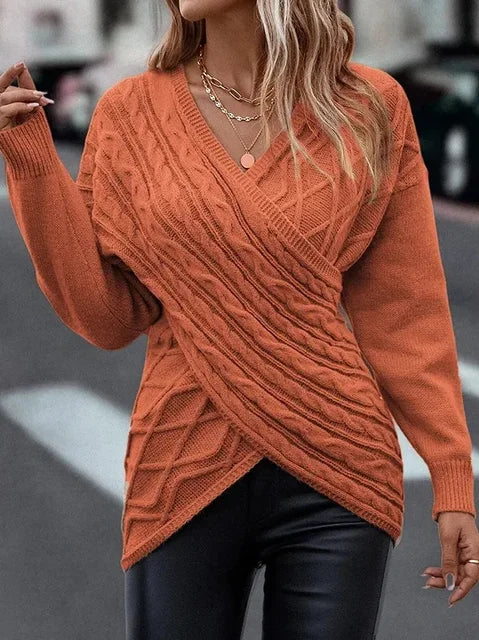 Schicker Leichter Strickpullover für Damen