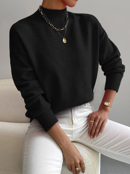 Gemütlicher eleganter Rollkragenpullover