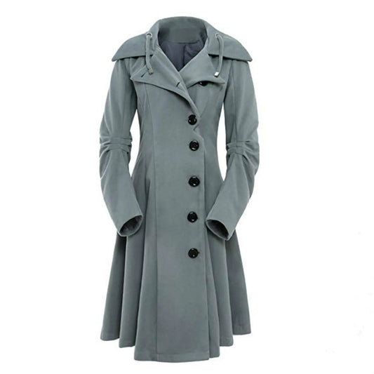 Karla | Eleganter Trenchcoat mit Kapuze
