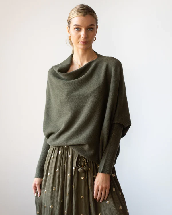 Mariemi™ | Asymmetrisch Drapierter Pullover