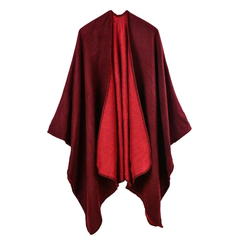 Frieda™ – Warmer Poncho mit fließendem Schnitt