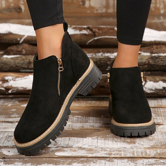 Schicke Leder-Stiefel für Damen
