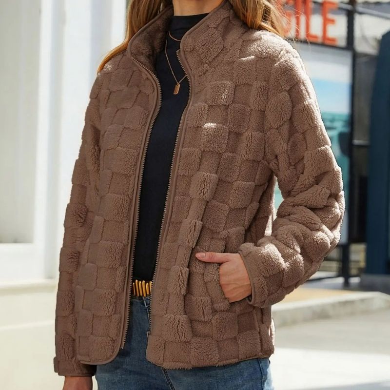 Valentine™ - Karierte Winterjacke für Damen [Letzter Tag Rabatt]