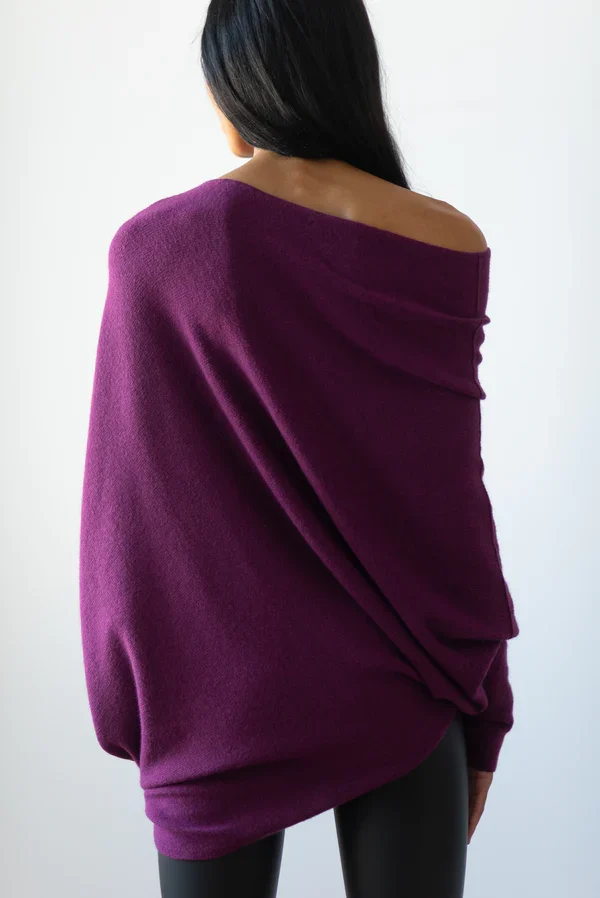 Mariemi™ | Asymmetrisch Drapierter Pullover