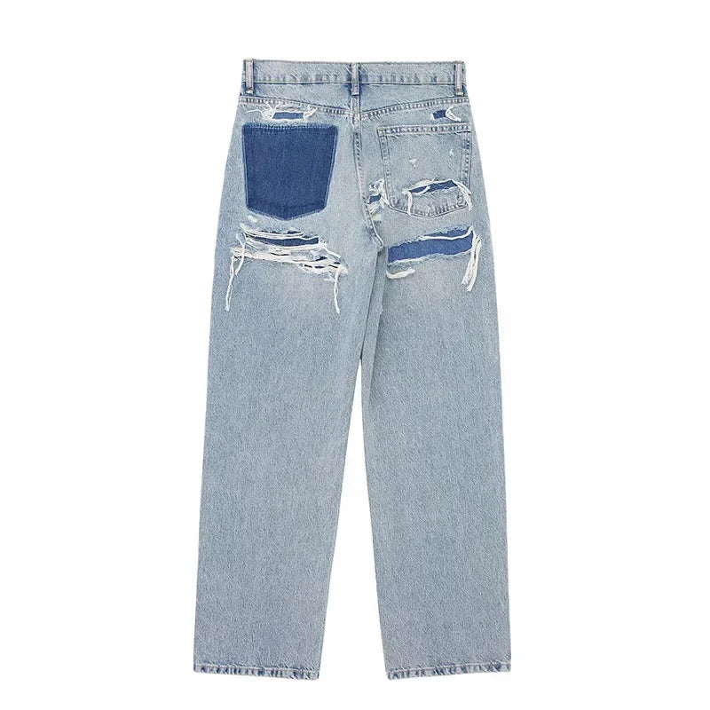 Klara™ - Vintage Baggy-Jeans mit hoher Taille