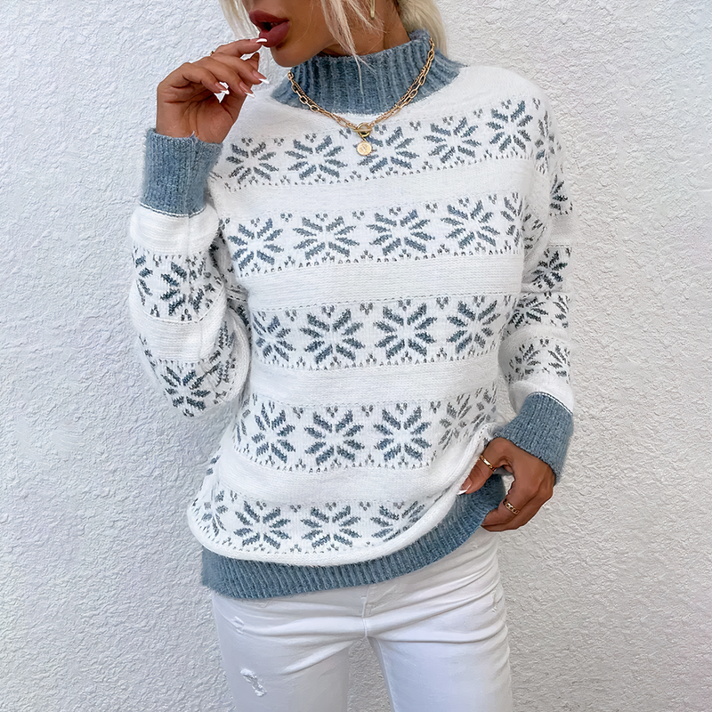 LIEVE™ - Pullover mit gestrickter Schneeflocke