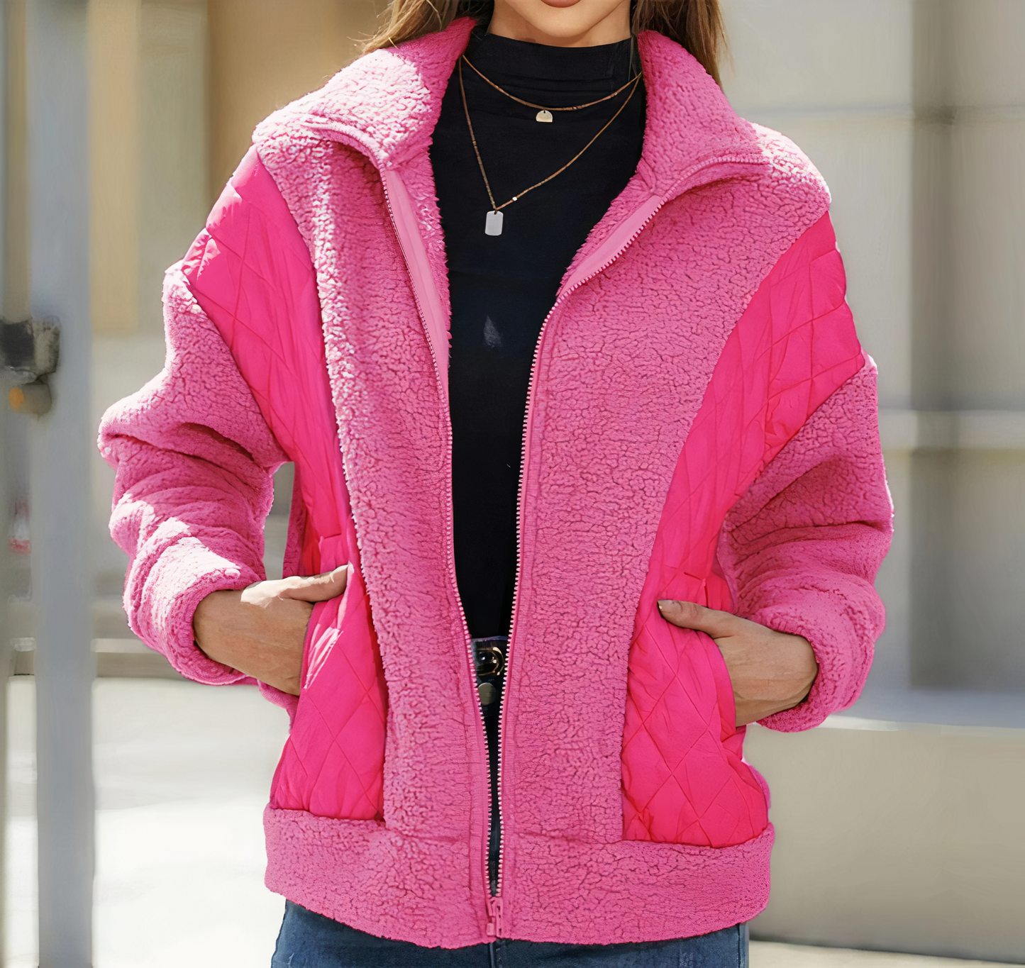 Nylah™ - Gesteppte Patchwork-Jacke [Letzter Tag Rabatt]