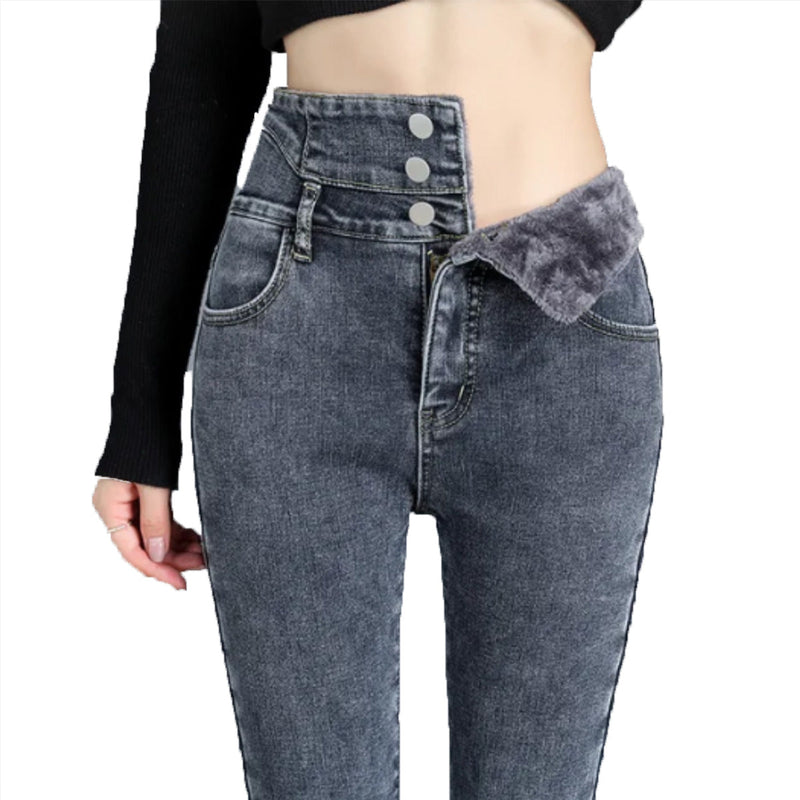 CosyMe™ - Fleece-Skinny-Jeans [Letzter Tag Rabatt]