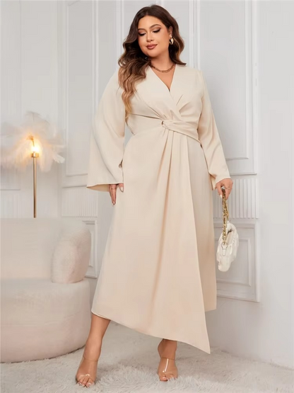 Oswald | Wickelkleid mit eleganter Taillenraffung