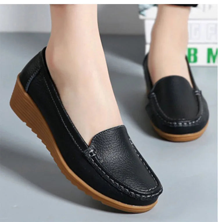 Gisela™ - Damen Leder Loafers