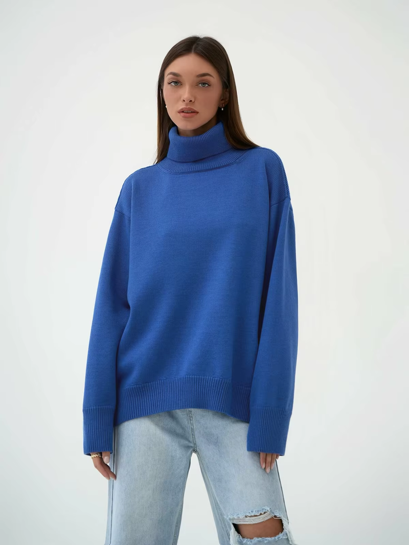 Adler™ – Kuscheliger Oversize-Pullover mit Rollkragen