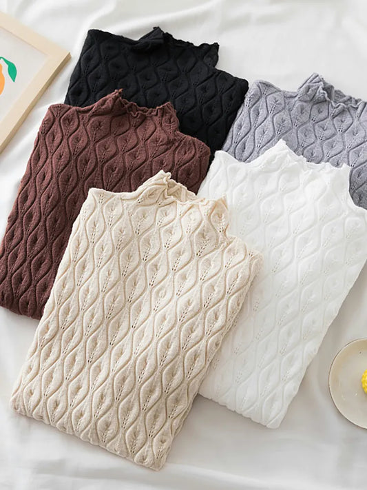 Bianca™ - Cashmere turtleneck sweater for women