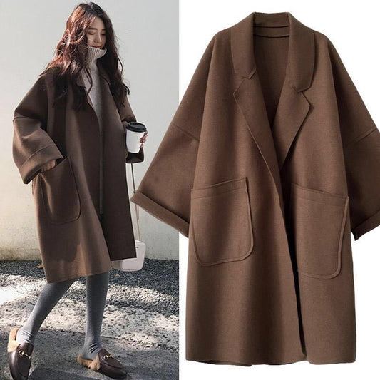 Isakaya™ - Elegant plus-size trench coat by De Lana [Last day discount]