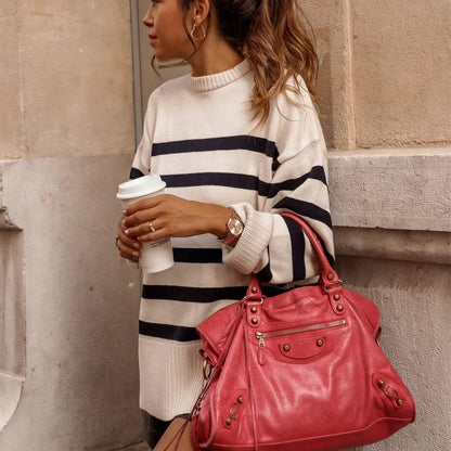 Quenny™ - Striped Pullover Sweater