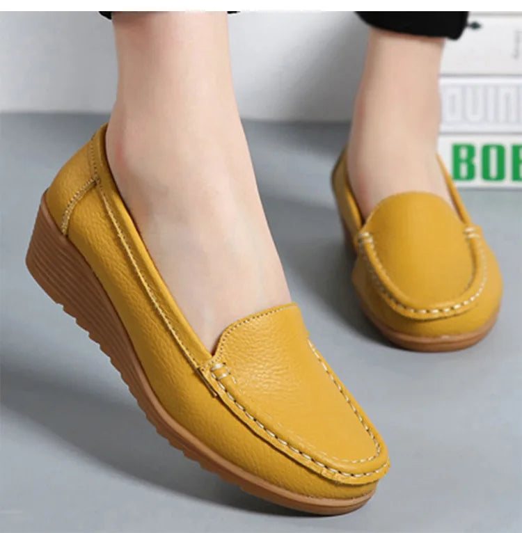 Gisela™ - Damen Leder Loafers