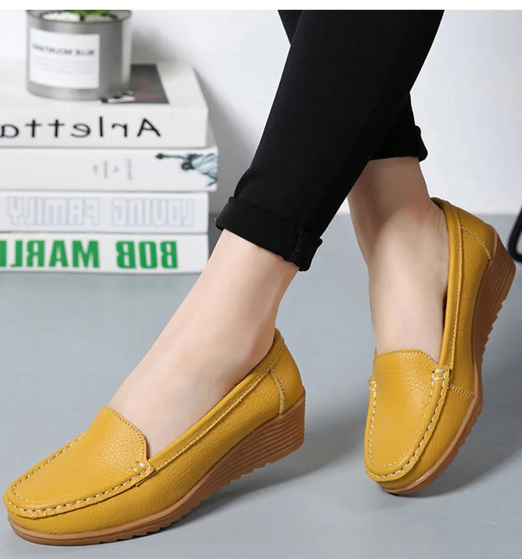 Gisela™ - Damen Leder Loafers