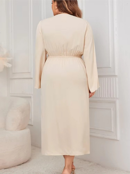 Oswald | Wickelkleid mit eleganter Taillenraffung