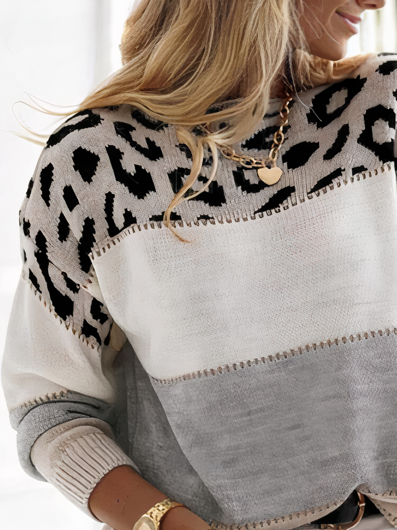 Nanna™ | Pullover mit Pantherprint