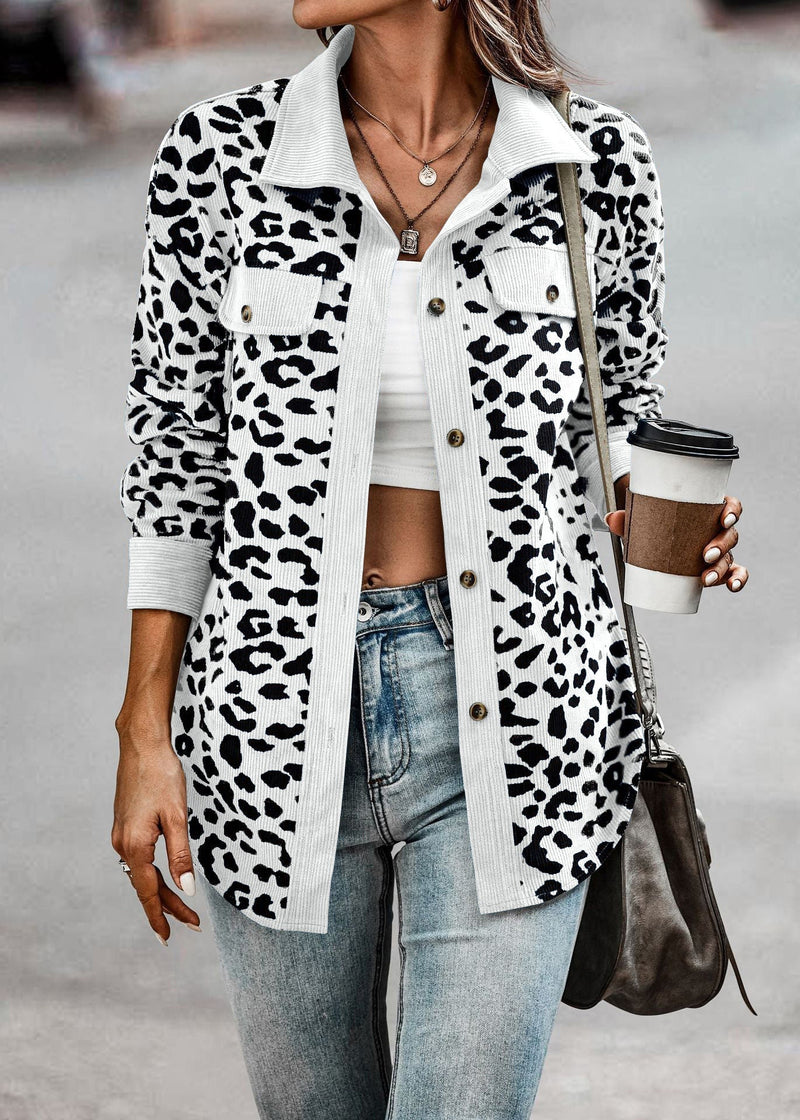 Olivia™ - Dschungel Chic Leopard Jacke [Letzter Tag Rabatt]