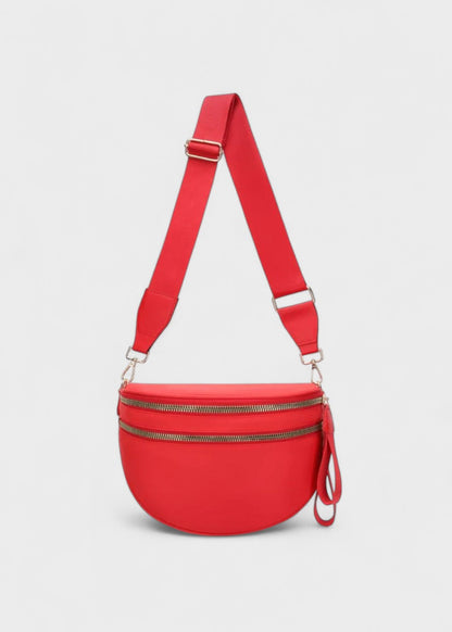 Elegante Leder-Gürteltasche für freihändige Mode