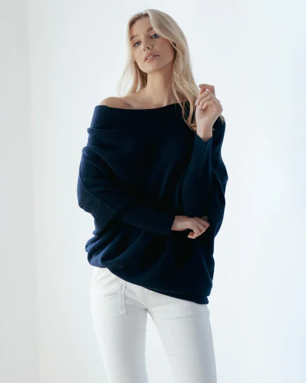 Mariemi™ | Asymmetrisch Drapierter Pullover