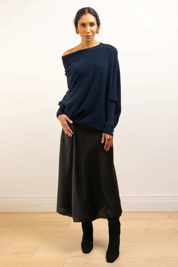 Mariemi™ | Asymmetrisch Drapierter Pullover