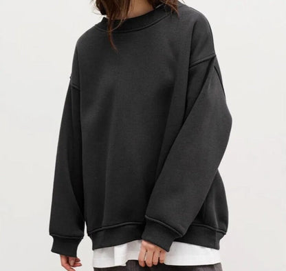 Gemütlicher Overgröße Strickpullover für lässiges Schichten