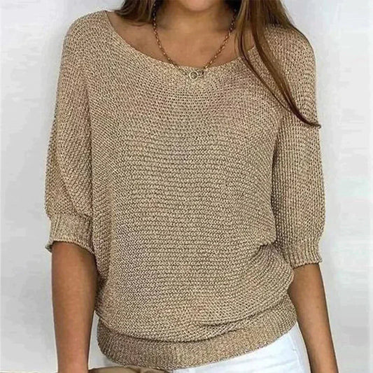 Gemütlicher Oversize-Strickpullover in schickem Stil