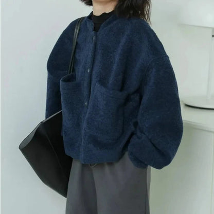 Karla | Flauschige Cardigan-Jacke