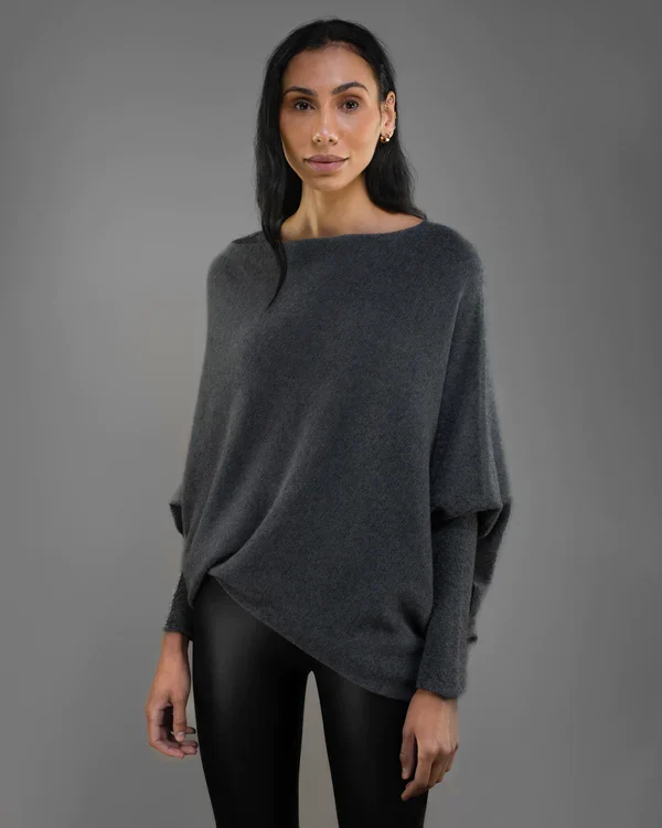 Mariemi™ | Asymmetrisch Drapierter Pullover