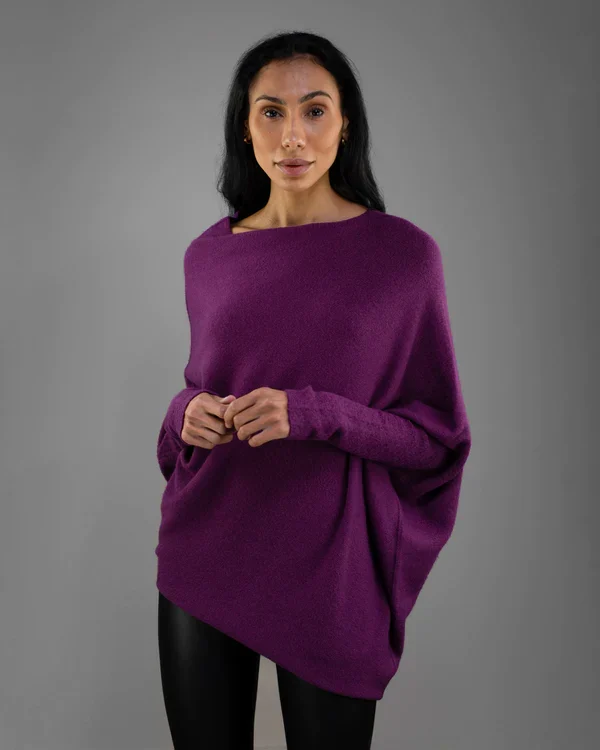 Mariemi™ | Asymmetrisch Drapierter Pullover