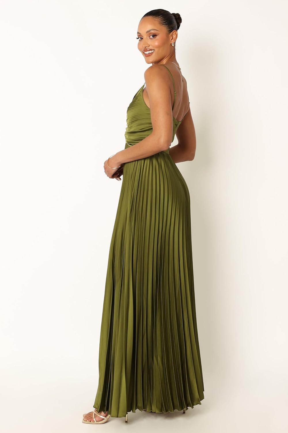 Elegantes plissiertes Midikleid für besondere Anlässe