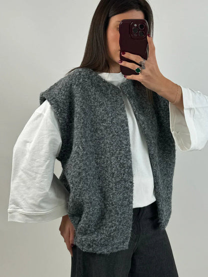 Ärmellose Utility-Weste mit mehreren Taschen