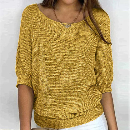 Gemütlicher Oversize-Strickpullover in schickem Stil