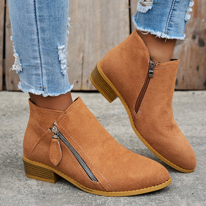 Schicke Leder-Stiefeletten für den Alltagsstil