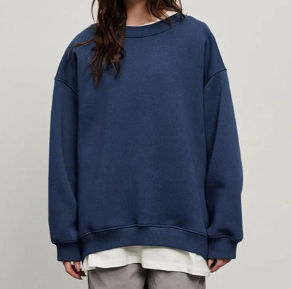 Gemütlicher Overgröße Strickpullover für lässiges Schichten