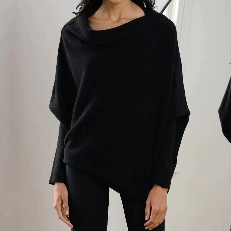 Via™ - Asymmetrisch drapierter Pullover