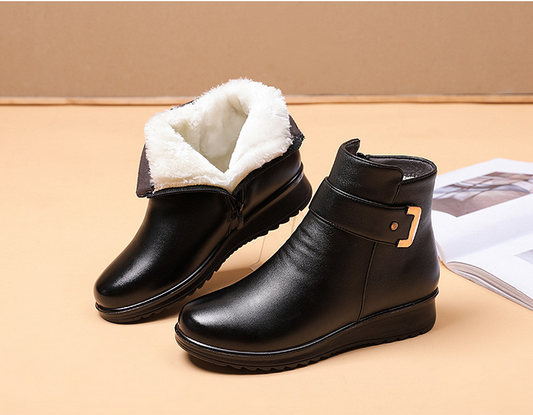 Echte Leder-Orthopädische Stiefel für Komfortable Unterstützung