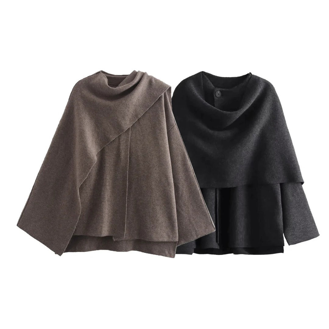 Gemütlicher schicker Strickpullover für Damen