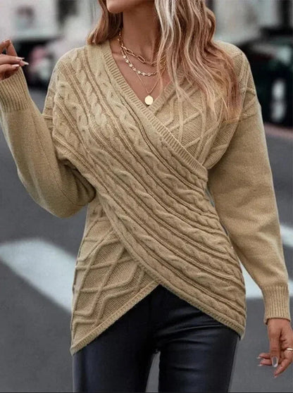 Schicker Leichter Strickpullover für Damen
